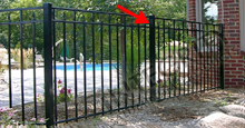 Aluminum Line Post Black Sanibel Fencing Using Aluminum Line Post