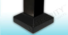 Skirt Base One-piece Skirt for Base of Aluminum Fence Post