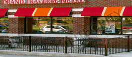 Premier Collection Commercial Premier Aluminum Fence Panels Installed