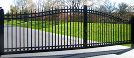 Aluminum Driveway Gates Castile Style Regal Wave Aluminum Driveway Gate