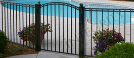 Pool-Safe Aluminum Gate Boca Grande Pool-Safe Aluminum Gate