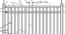 Alumiminum Fences Schematics Downloads Available For All Eighteen Styles of Integrity Aluminum Fence Panels and Gates